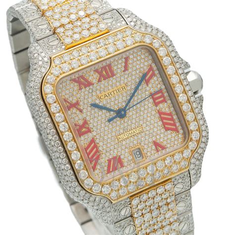 cartier santos 3241983|Cartier Santos WSSA0018 40MM Two Tone Yellow .